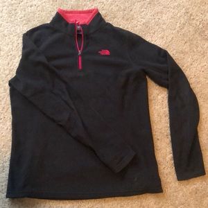 North face fleece quarter zip